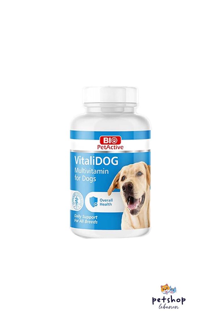 BioPetActive - VitaliDOG Multivitamin Tablet for Dogs 75g -from-PetShopLebanon.Com-The-best-online-pet-shop-in-Lebanon