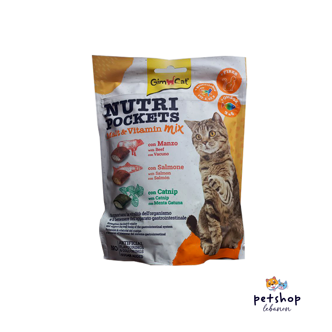 Gim Cat nutri pockets Multi Vitamin mix 150g pet shop Lebanon