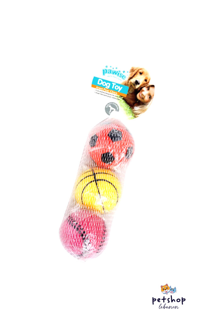 Trixie- Sponge Ball Pack of 3 -dogs-from-PetShopLebanon.Com-the-best-Online-Pet-Shop-in-Lebanon