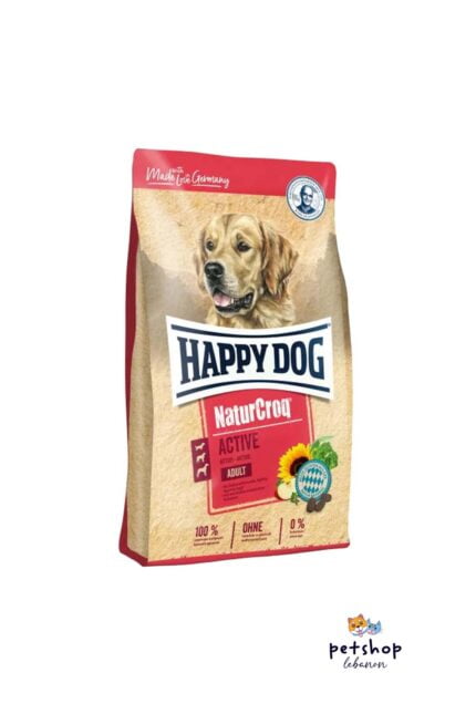 Happy Dog NaturCroq Active dog food - From PetShopLebanon.com the best online pet shop in Lebanon