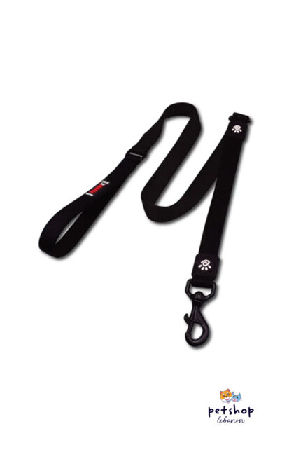 Doco - 4ft Shock Absorbing BUNGEE Nylon Dog Leash Black -dogs-from-PetShopLebanon.Com-the-best-Online-Pet-Shop-in-Lebanon