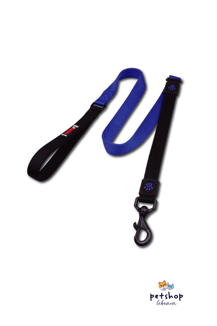 Doco - 4ft Shock Absorbing BUNGEE Nylon Dog Leash Blue -dogs-from-PetShopLebanon.Com-the-best-Online-Pet-Shop-in-Lebanon