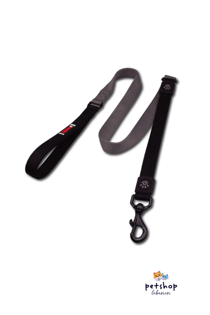 Doco - 4ft Shock Absorbing BUNGEE Nylon Dog Leash Grey -dogs-from-PetShopLebanon.Com-the-best-Online-Pet-Shop-in-Lebanon
