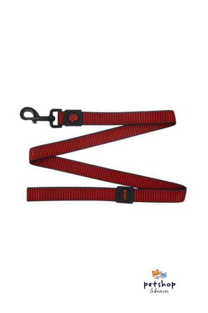 Doco - Martini Bean Nylon Dog Leash Red -dogs-from-PetShopLebanon.Com-the-best-Online-Pet-Shop-in-Lebanon