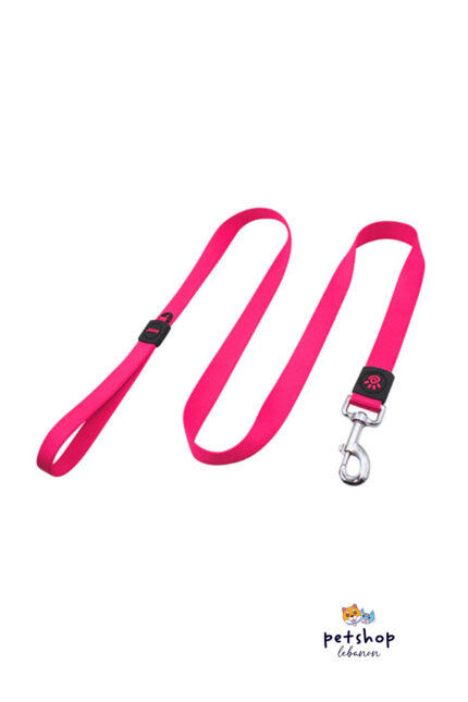 Doco - Signature Nylon Dog Leash Pink -dogs-from-PetShopLebanon.Com-the-best-Online-Pet-Shop-in-Lebanon