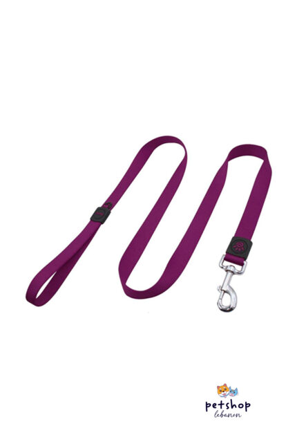 Doco - Signature Nylon Dog Leash Purple -dogs-from-PetShopLebanon.Com-the-best-Online-Pet-Shop-in-Lebanon