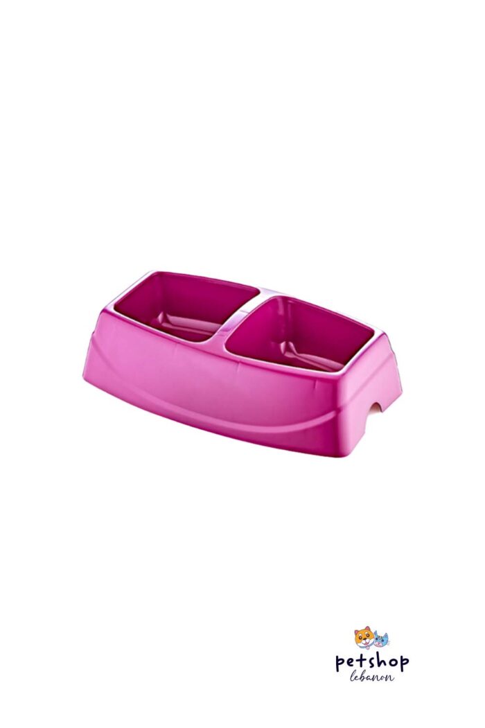 Senyayla - Double Food Container -Pet Supplies Plastic Products -from-PetShopLebanon.Com-the-best-Online-Pet-Shop-in-Lebanon