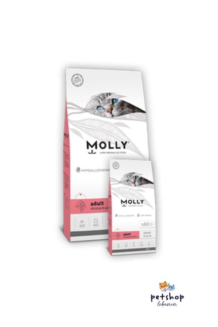Molly- Adult Shiny Hair Shrimp & Salmon 2KG -from-PetShopLebanon.Com-The-best-online-pet-shop-in-Lebanon