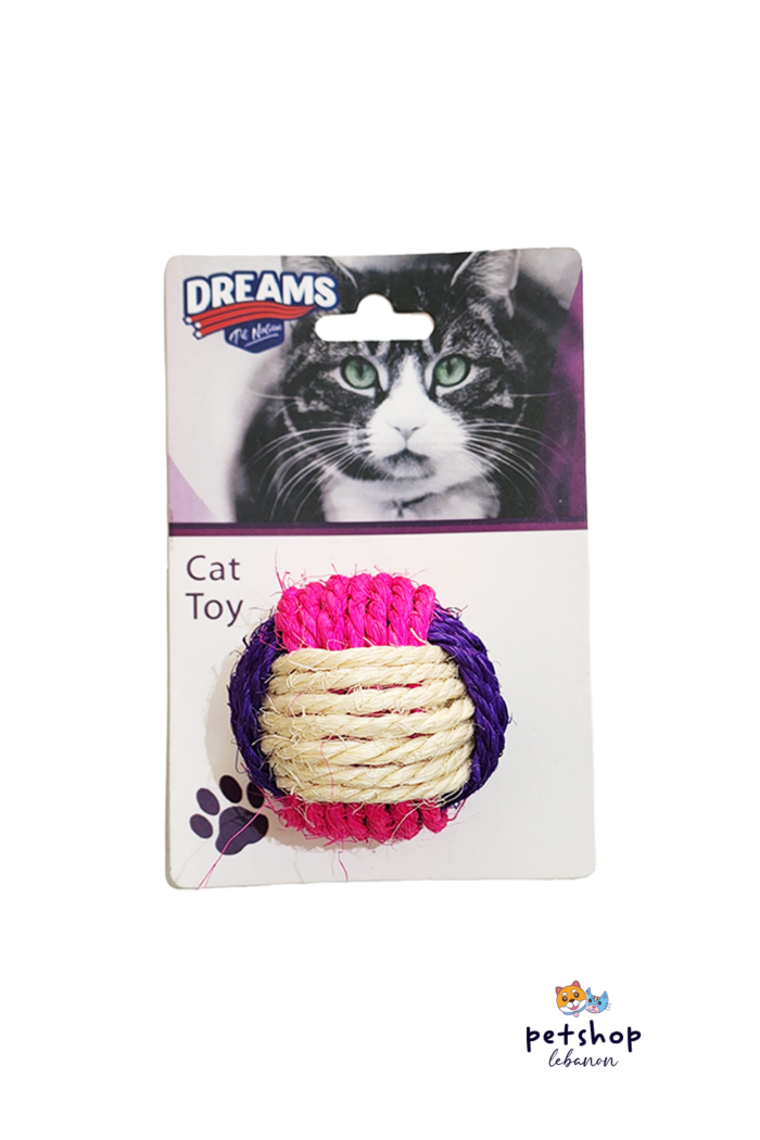 Dreams - Cat Scratch Ball - Cat toy - from PetShopLebanon.com - the best pet shop in Lebanon