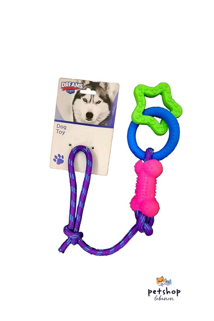 Dreams - Teething Toy Star -dogs-from-PetShopLebanon.Com-the-best-Online-Pet-Shop-in-Lebanon