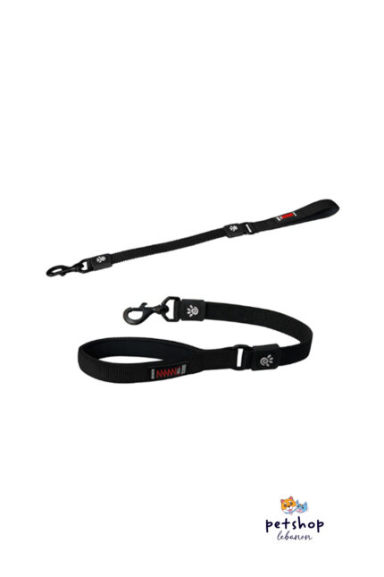 Doco - 22'' Shock Absorbing BUNGEE Nylon Dog Leash Black -dogs-from-PetShopLebanon.Com-the-best-Online-Pet-Shop-in-Lebanon