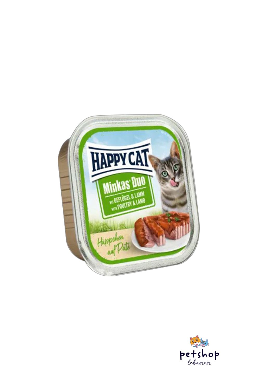 Happy Cat Minkas Duo Poultry Lamb 100g pet shop Lebanon