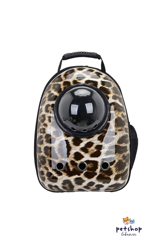 Tiger pattern cat backpack carrier - Comfortable and adjustable carrier for outdoor adventures