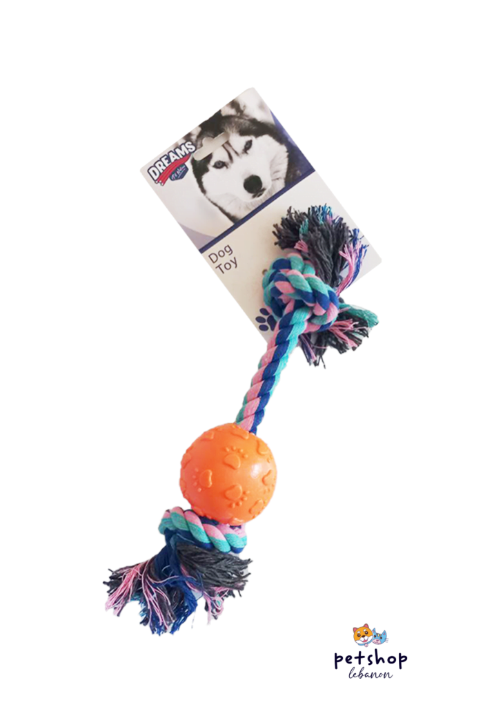 dog rush handle with ball - dog toy - from - PetShopLebanon.com - the best online pet shop in Lebanon