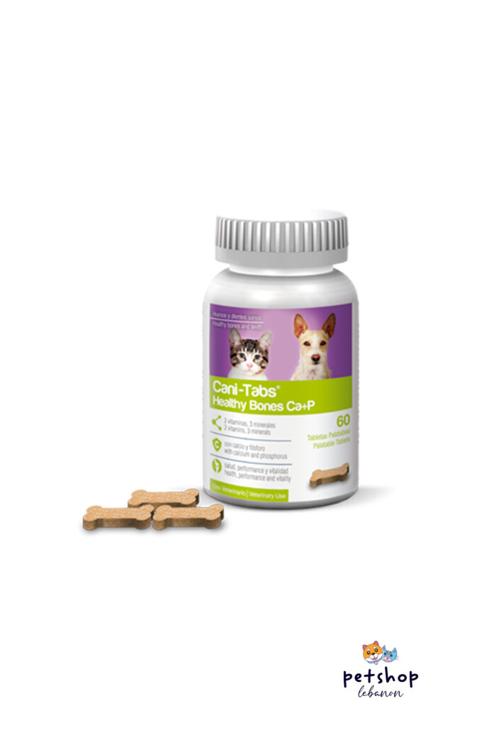 Agrovet-Cani-Tabs- Cani-Tabs® Healthy Bones Ca+P -Fenline-cat-dog-from-PetShopLebanon.Com-the-best-Online-Pet-Shop-in-Lebanon