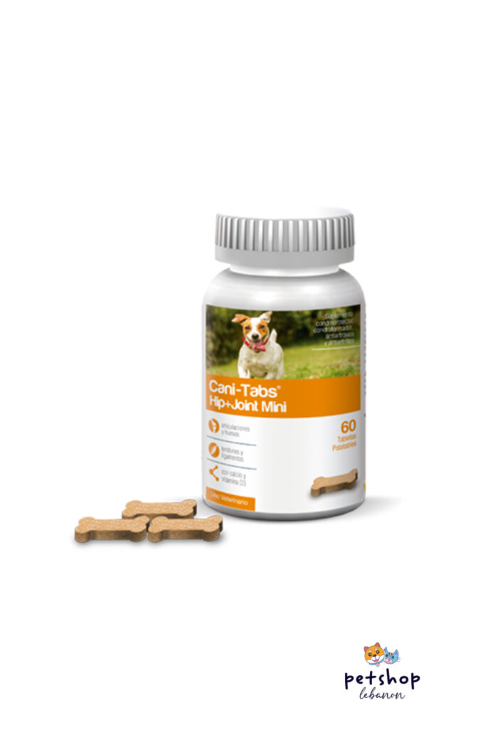 Agrovet-Cani-Tabs- Cani-Tabs® Hip + Joint Mini -Fenline-cat-dog-from-PetShopLebanon.Com-the-best-Online-Pet-Shop-in-Lebanon