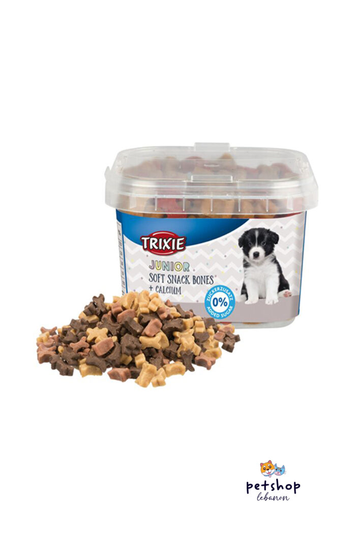 Trixie- Junior Soft Snack Bones with calcium, 140 g -dogs-from-PetShopLebanon.Com-the-best-Online-Pet-Shop-in-Lebanon