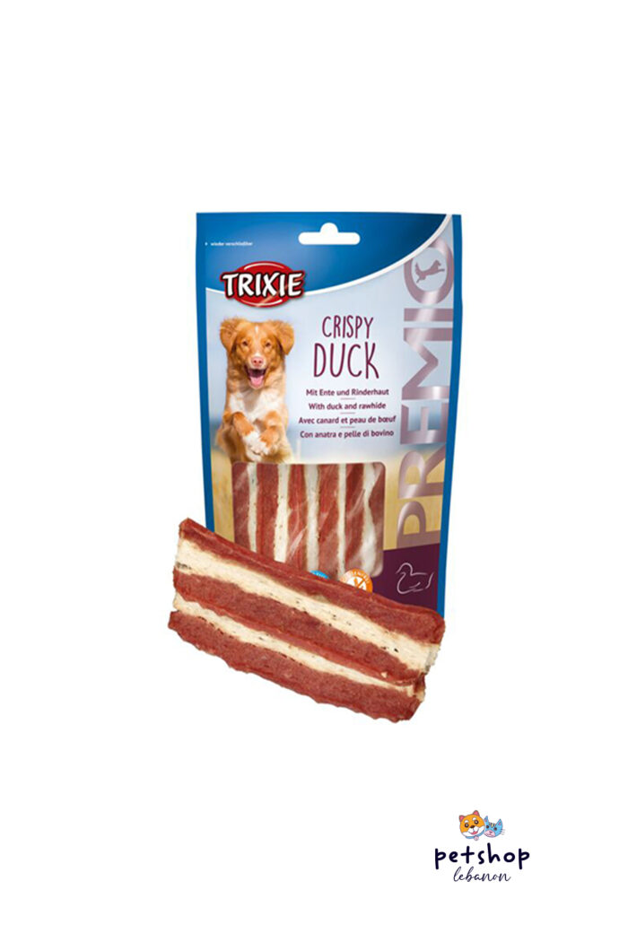 Trixie- PREMIO Crispy Duck, 100 g -dogs-from-PetShopLebanon.Com-the-best-Online-Pet-Shop-in-Lebanon