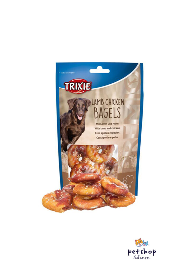 Trixie- PREMIO Lamb Chicken Bagels, 100 g -dogs-from-PetShopLebanon.Com-the-best-Online-Pet-Shop-in-Lebanon