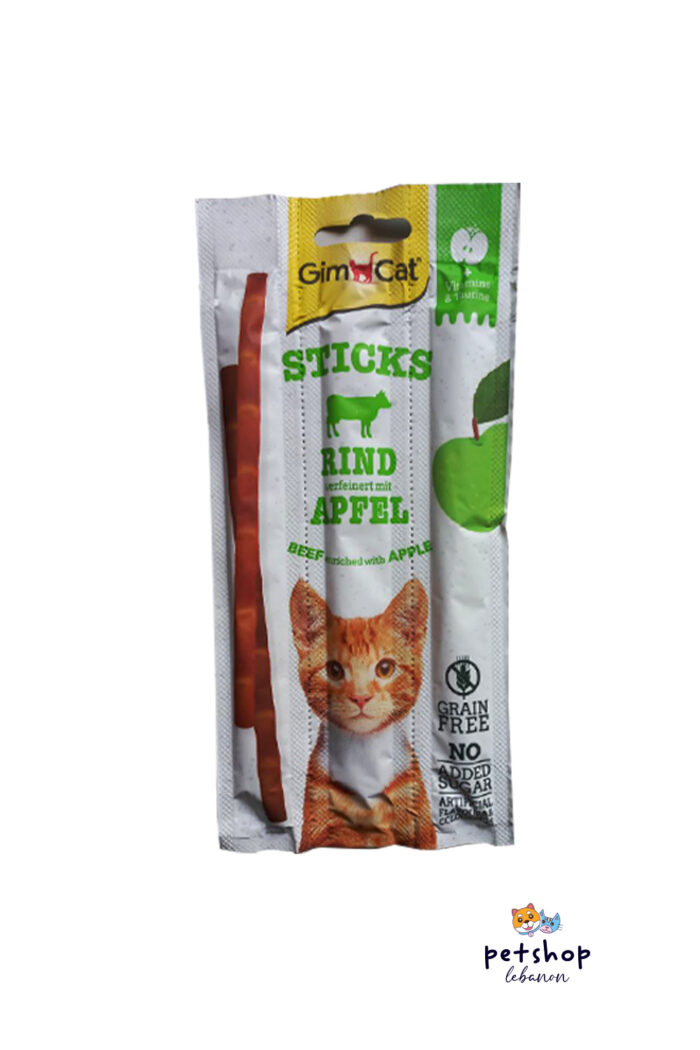 GimCat - Beef and Apple 3 pcs - from PetShopLebanon.Com the best online pet shop in Lebanon