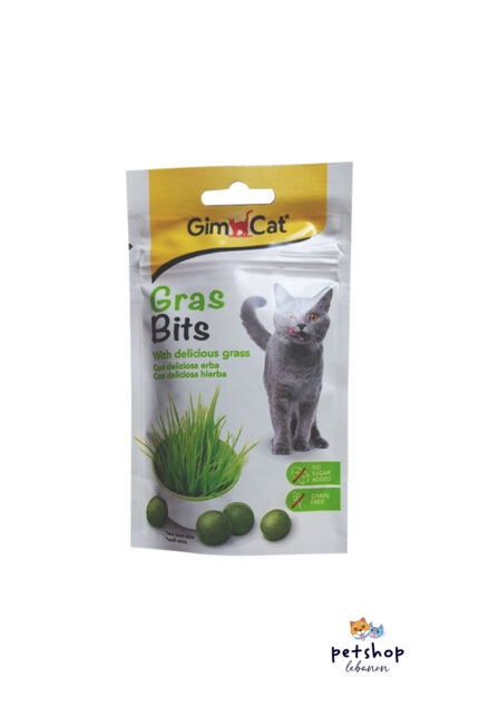 GimCat - Gras Bits 50 g - from PetShopLebanon.Com the best online pet shop in Lebanon