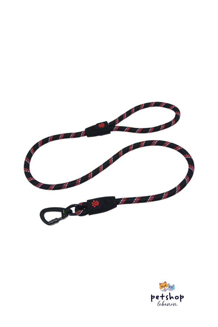 Doco - Reflective Rope Leash Red -dogs-from-PetShopLebanon.Com-the-best-Online-Pet-Shop-in-Lebanon