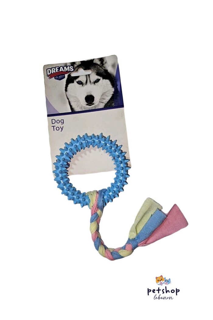 Dreams -Dog Toy Rope and Ring -dogs-from-PetShopLebanon.Com-the-best-Online-Pet-Shop-in-Lebanon