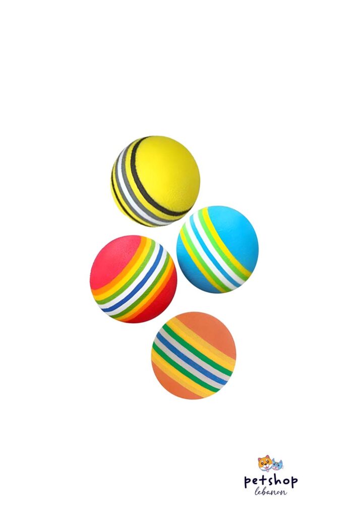 PetSociety -4P-Cat Toy 4 Foam Colorful Balls- Planets shape -cats-from-PetShopLebanon.Com-the-best-Online-Pet-Shop-in-Lebanon