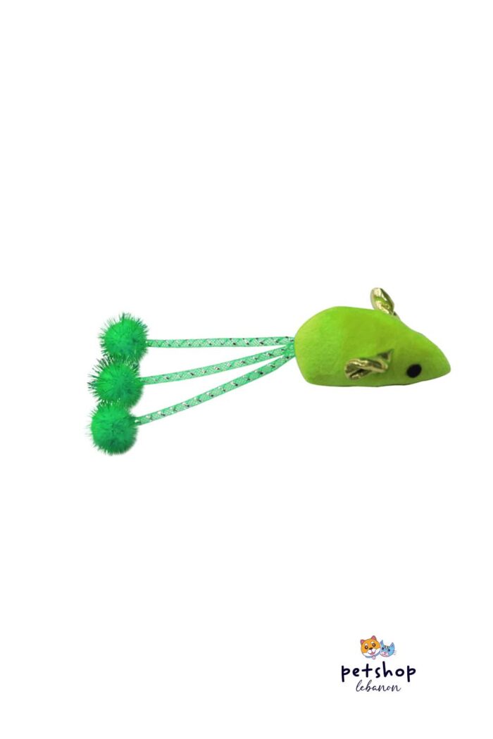 PetSociety -4P-Cat Toy Fabric mouse with glitter tail -cats-from-PetShopLebanon.Com-the-best-Online-Pet-Shop-in-Lebanon