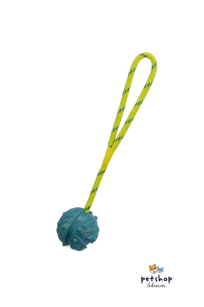 PetSociety - 4P-Dog Toy - Aquatic Ball with Rope Handle -dogs-from-PetShopLebanon.Com-the-best-Online-Pet-Shop-in-Lebanon