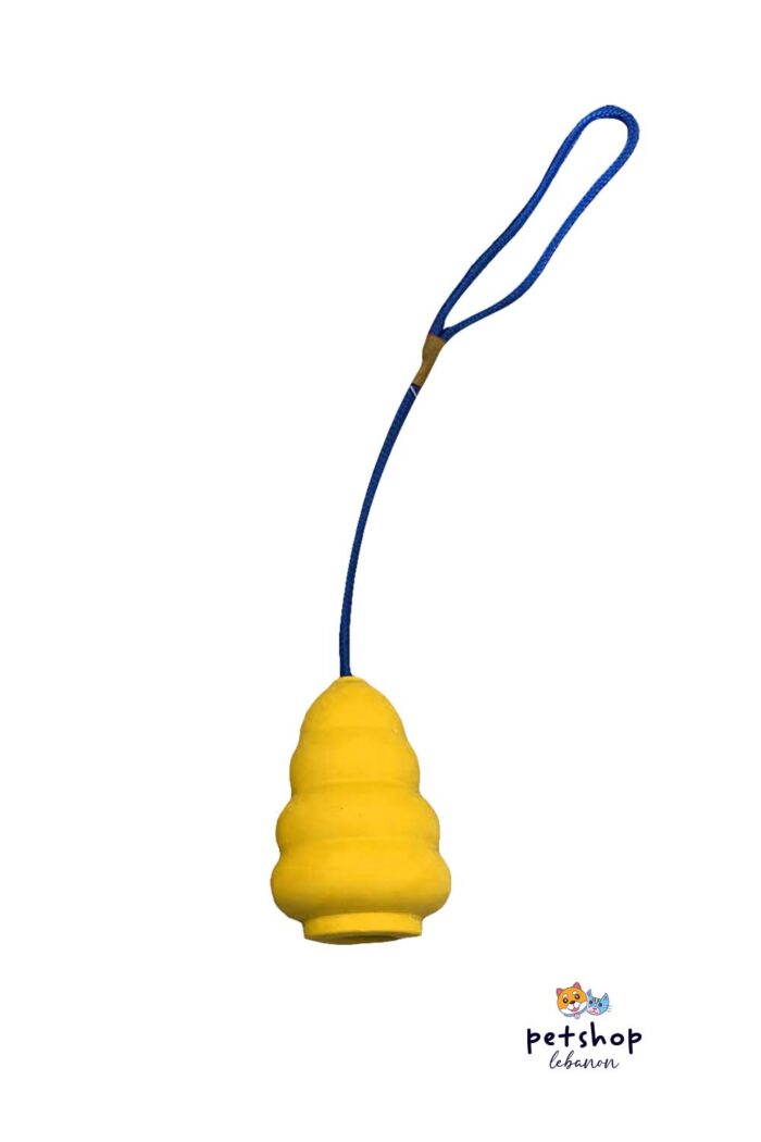 PetSociety - 4P- Dog Toy Jumper with handle yellow -dogs-from-PetShopLebanon.Com-the-best-Online-Pet-Shop-in-Lebanon