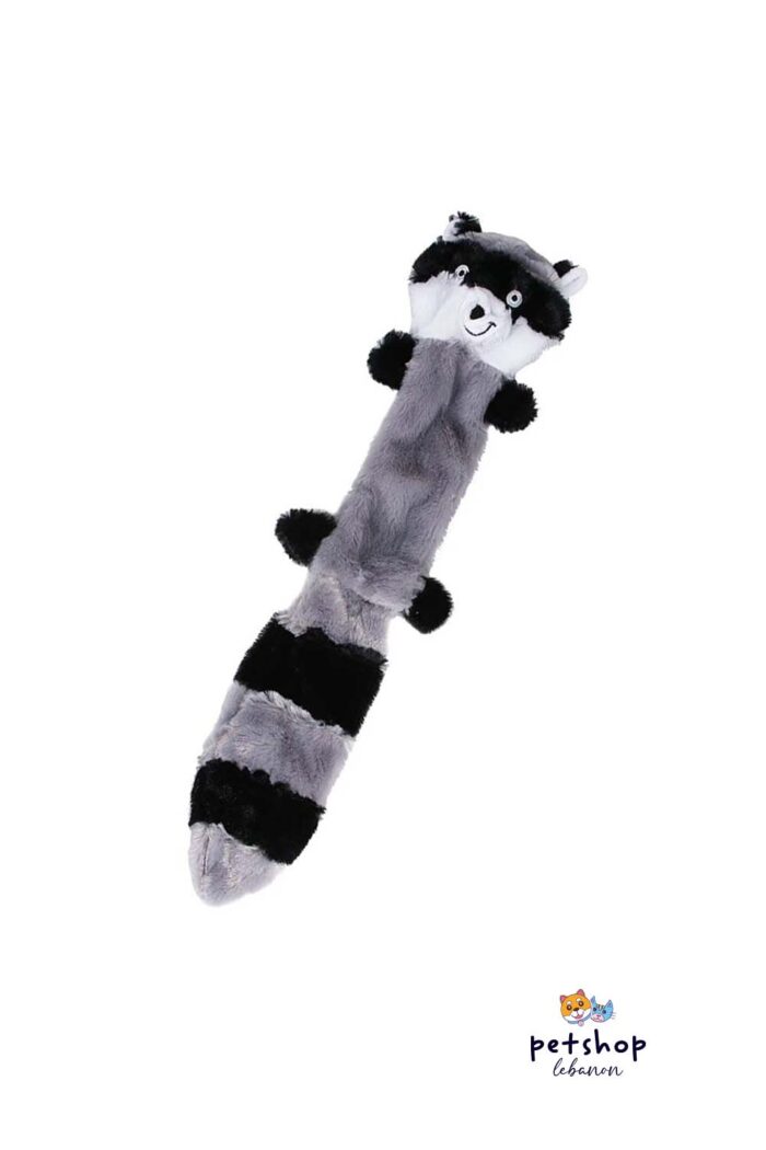 PetSociety -4P-Dog Toy Plush Racoon 42cm -dogs-from-PetShopLebanon.Com-the-best-Online-Pet-Shop-in-Lebanon