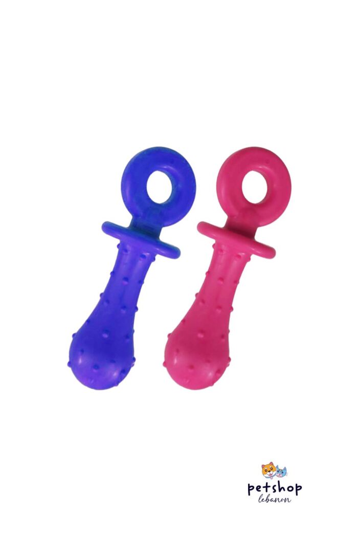 PetSociety -4P-Dog Toy Puppy Pimple Lolipop 10cm -dogs-from-PetShopLebanon.Com-the-best-Online-Pet-Shop-in-Lebanon-blue-pink