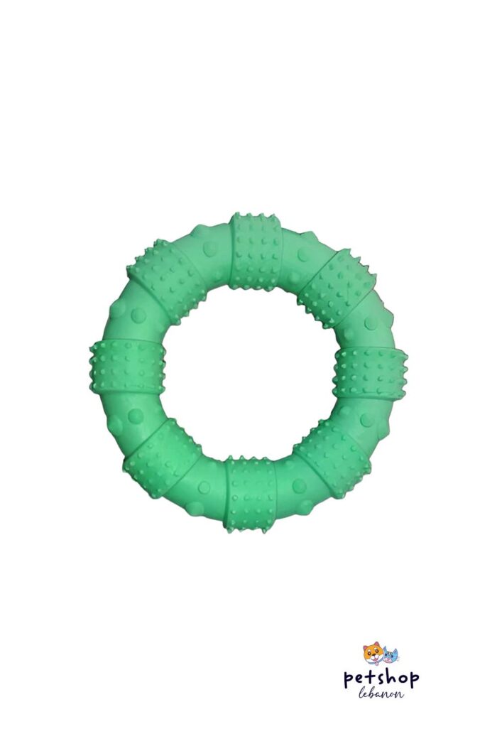 PetSociety -4P-Dog Toy Puppy Rugby Parkly Ring -dogs-from-PetShopLebanon.Com-the-best-Online-Pet-Shop-in-Lebanon