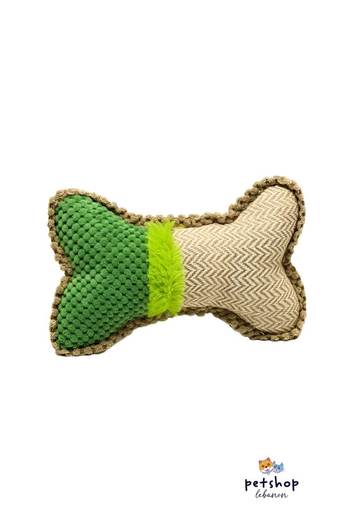PetSociety - 4P-DogToy Plyester and pluf Bone 23x13cm -dogs-from-PetShopLebanon.Com-the-best-Online-Pet-Shop-in-Lebanon