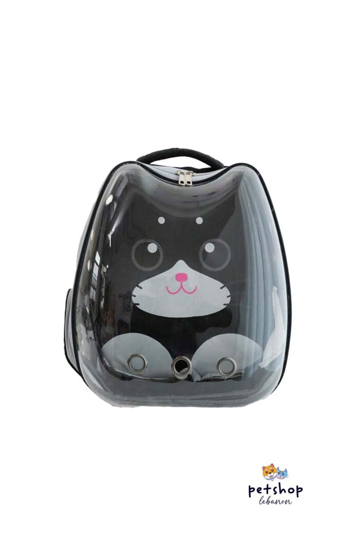 PetSociety- Backpack carrier Clear Window with cute kitten printed Pattern - Template