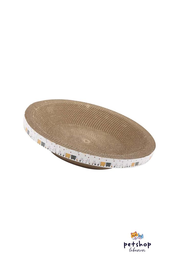 PetSociety - Carton Rounded Scratcher -cats-from-PetShopLebanon.Com-the-best-Online-Pet-Shop-in-Lebanon