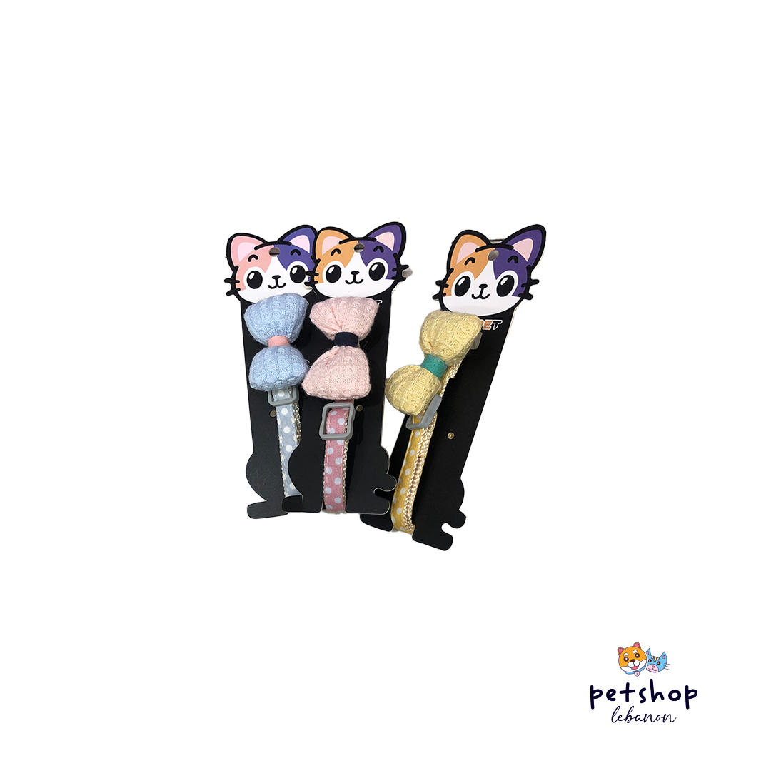 Butterfly Collar Tie Trick Reference: Cat Collar With Classic Butterfly Neck Tie