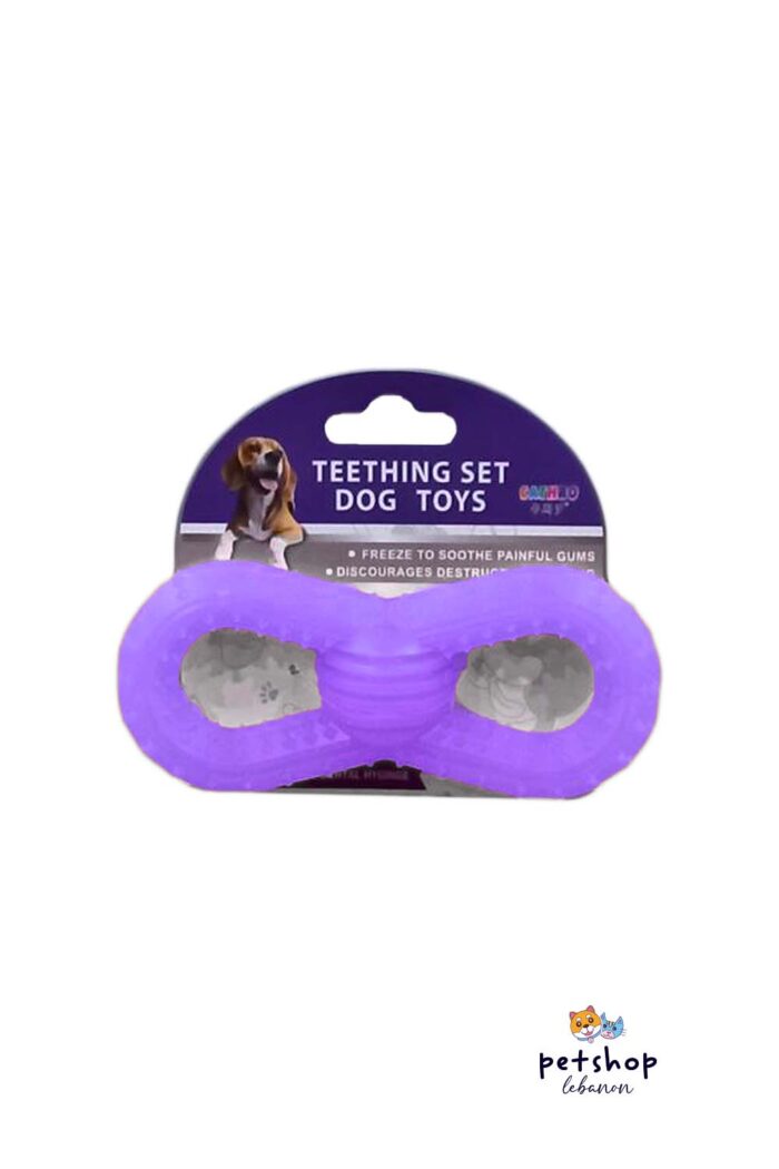 PetSociety - Dog Toy - Chewing Glowable 8Shape -dogs-from-PetShopLebanon.Com-the-best-Online-Pet-Shop-in-Lebanon-blue