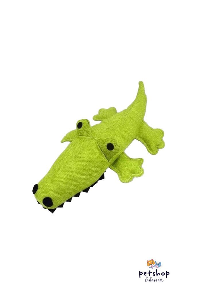 PetSociety -Dog Toy Polyester Fabric Crocodile -dogs-from-PetShopLebanon.Com-the-best-Online-Pet-Shop-in-Lebanon