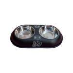 PetSociety - Pet Double Stainless Steel Bowels -pets-from-PetShopLebanon.Com-the-best-Online-Pet-Shop-in-Lebanon