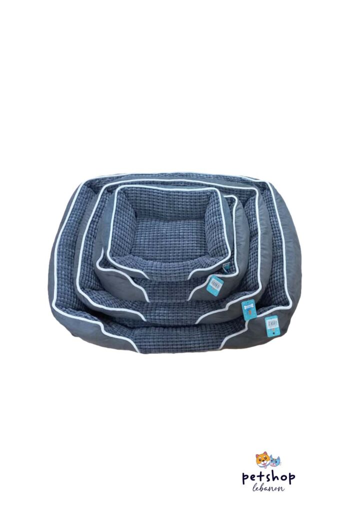 PetSociety-Pet Rectangular Furry Bed - 4 sizes - Template-2