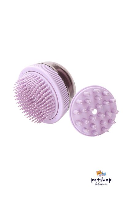 PetSociety - Refillable Pet Bath Massage Brush - space ship shape -pets-from-PetShopLebanon.Com-the-best-Online-Pet-Shop-in-Lebanon