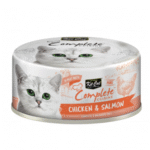 Kit Cat Complete Cuisine Chicken And Salmon In Broth 70g