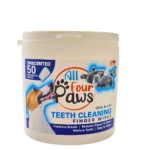 All Four Paws Teeth Cleaning Finger Wipes