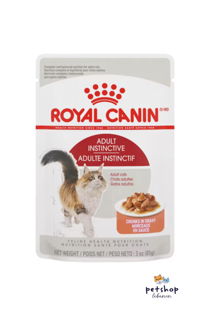 Royal Canin Adult Instinctive Chunks In Gravy Pouch Cat Food