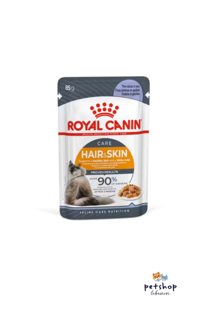 Royal Canin Hair & Skin Care Jelly Wet Food For Cat 85g