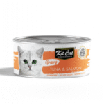 Kit Cat Gravy Canned Food Tuna & Salmon 70g