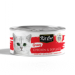 Kit Cat Gravy Canned Food Chicken & Skipjack 70g