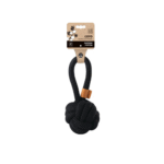 M-Pets COTO Black Loop Ball Natural Cotton